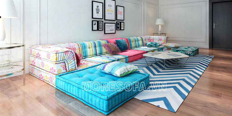 Công bố bộ sưu tập sofa góc vải bố mới nhất của MORESOFA
