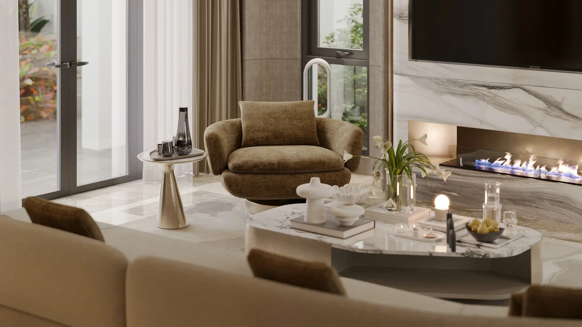 So sánh mẫu sofa như ở showroom